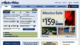 What Alaskaair.com website looked like in 2014 (9 years ago)