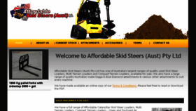 What Affordableskidsteers.com website looked like in 2014 (9 years ago)