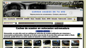 What Autocasionextremadura.com website looked like in 2014 (9 years ago)