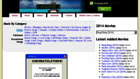 What Apunkabollywood.com website looked like in 2014 (9 years ago)