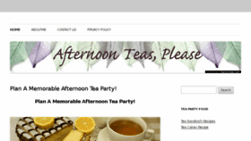 What Afternoon-teas-please.com website looked like in 2014 (9 years ago)