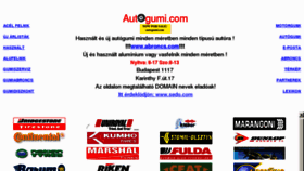 What Autogumi.com website looked like in 2014 (9 years ago)