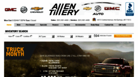 What Allentilleryauto.com website looked like in 2014 (9 years ago)