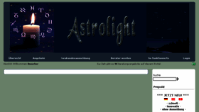 What Astrolight.de website looked like in 2014 (9 years ago)