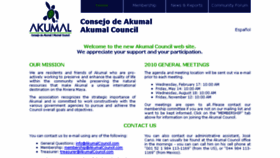 What Akumalcouncil.com website looked like in 2014 (9 years ago)