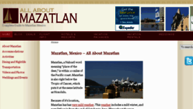 What Allaboutmazatlan.com website looked like in 2014 (9 years ago)