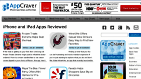 What Appcraver.com website looked like in 2014 (9 years ago)