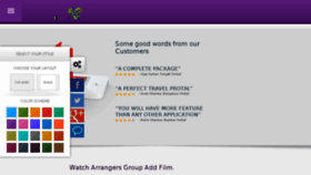What Arrangersgroup.com website looked like in 2014 (9 years ago)