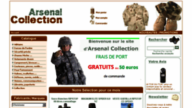 What Arsenalcollection.com website looked like in 2014 (10 years ago)