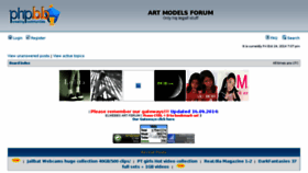 What Artffboard.net website looked like in 2014 (9 years ago)