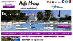 What Angel-holidays.com website looked like in 2014 (9 years ago)