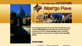 What Albergopiave.it website looked like in 2014 (9 years ago)