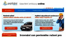 What Abcpojisteni.cz website looked like in 2014 (9 years ago)