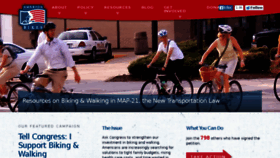 What Americabikes.org website looked like in 2014 (9 years ago)