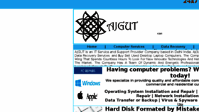 What Ajgut.com website looked like in 2014 (9 years ago)