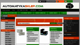 What Automatykasklep.com website looked like in 2014 (9 years ago)