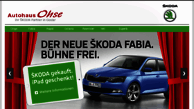 What Autohaus-ohse.de website looked like in 2014 (9 years ago)