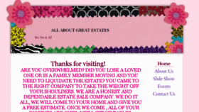 What Allaboutgreatestates.com website looked like in 2014 (9 years ago)