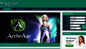 What Archeagegoldmall.com website looked like in 2014 (9 years ago)