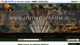 What Attersee-militaria.at website looked like in 2014 (9 years ago)