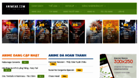 What Animeax.com website looked like in 2014 (9 years ago)