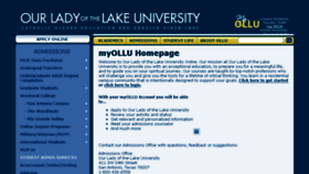 What Admissions.ollusa.edu website looked like in 2014 (9 years ago)