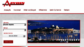 What Aydinturizm.com.tr website looked like in 2014 (9 years ago)
