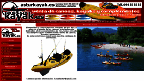 What Asturkayak.es website looked like in 2014 (9 years ago)