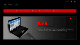 What Admagnet.net website looked like in 2014 (9 years ago)