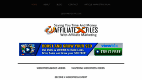 What Affiliatexfiles.com website looked like in 2014 (9 years ago)