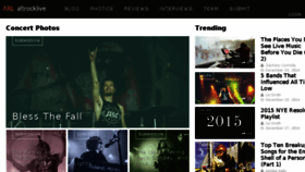 What Altrocklive.com website looked like in 2015 (9 years ago)