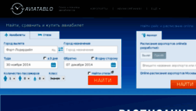 What Aviatablo.ru website looked like in 2015 (9 years ago)