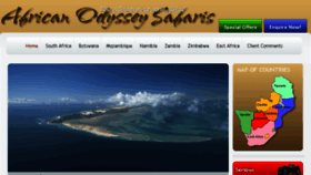 What Africanodysseysafaris.com website looked like in 2015 (9 years ago)