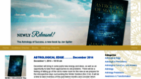What Astrologywithjanspiller.com website looked like in 2015 (10 years ago)