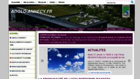 What Agglo-annecy.fr website looked like in 2015 (9 years ago)