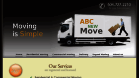 What Abcnewmoving.com website looked like in 2015 (9 years ago)