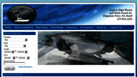 What Anglersedgemarine.com website looked like in 2015 (9 years ago)