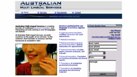 What Ausmultilingual.com.au website looked like in 2015 (9 years ago)