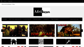 What Afribean.com website looked like in 2015 (9 years ago)