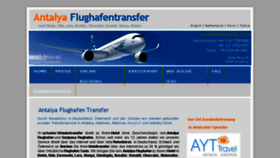 What Antalya-flughafentransfer.de website looked like in 2015 (9 years ago)