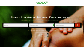 What Agospa.com website looked like in 2015 (9 years ago)