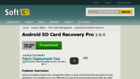 What Android-sd-card-recovery-pro.soft112.com website looked like in 2015 (9 years ago)