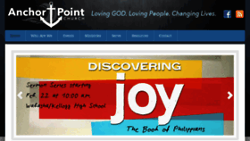 What Anchorpointchurch.net website looked like in 2015 (9 years ago)
