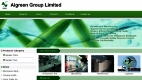 What Aigreen-group.com website looked like in 2015 (9 years ago)