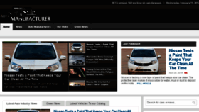 What Auto-manufacturer.com website looked like in 2015 (9 years ago)