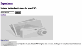 What Anime4psp.net website looked like in 2015 (9 years ago)