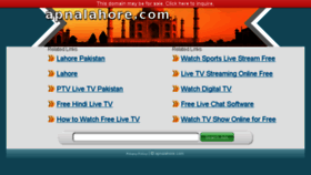 What Apnalahore.com website looked like in 2015 (9 years ago)