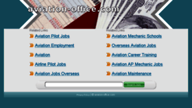 What Aviation-office.com website looked like in 2015 (9 years ago)
