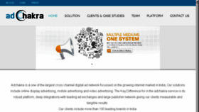 What Adchakra.com website looked like in 2015 (9 years ago)