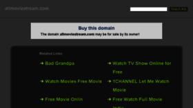 What Allmoviestream.com website looked like in 2015 (9 years ago)